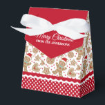 Niedliches Weihnachtsgebäck Gefälligkeitskasten Geschenkschachtel<br><div class="desc">Ein niedliches Weihnachtskuchenmuster schmückt diese Geschenkbox. So niedlich für die Weitergabe Weihnachtskekse und Leckereien. Personalisieren Sie es mit Ihrem Namen. Entworfen für Sie von BlackBerry Boulevard.</div>