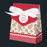 Niedliches Weihnachtsgebäck Gefälligkeitskasten Geschenkschachtel<br><div class="desc">Ein niedliches Weihnachtskuchenmuster schmückt diese Geschenkbox. So niedlich für die Weitergabe Weihnachtskekse und Leckereien. Personalisieren Sie es mit Ihrem Namen. Entworfen für Sie von BlackBerry Boulevard.</div>
