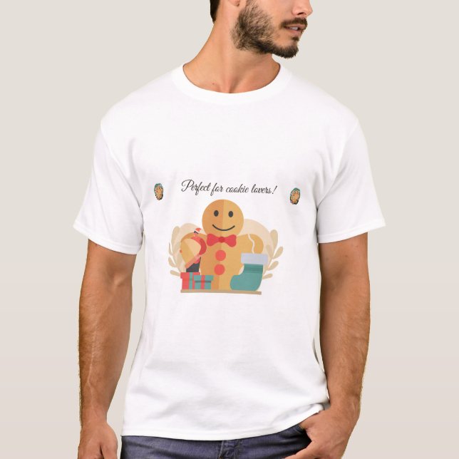 Niedliches Weihnachtsgeschenk für Cookies T-Shirt (Vorderseite)
