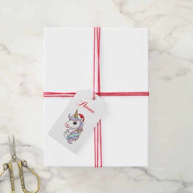 Niedliches Weihnachtsgeschenk Geschenkanhänger (Mit Garn)