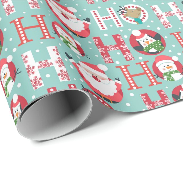 Niedliches Weihnachtsgeschenkpapier von Santa Peng Geschenkpapier (Rolleneckpunkt)