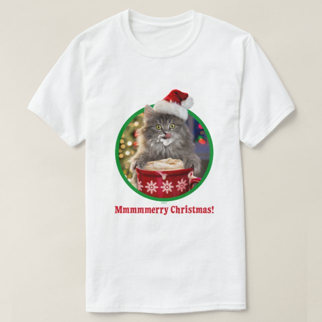 Niedliches Weihnachtsheißer KakaoKitty T-Shirt (Design vorne)