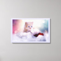 Niedliches Weihnachtskätzchen