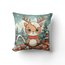 Niedliches Weihnachtskissen