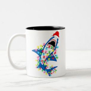 Niedliches Weihnachtslicht Zweifarbige Tasse