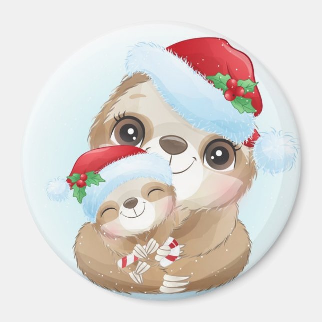 Niedliches Weihnachtsmagnet Magnet (Vorne)