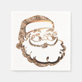 Niedliches Weihnachtsmann-Party Serviette