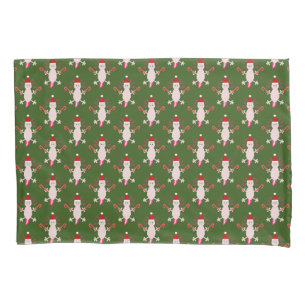 Niedliches Weihnachtsmuster Axolotl Doppelseitenmu Kissenbezug