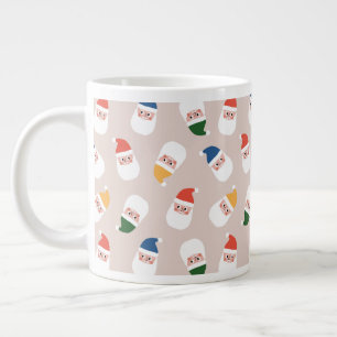 Niedliches Weihnachtsmuster Jumbo-Tasse
