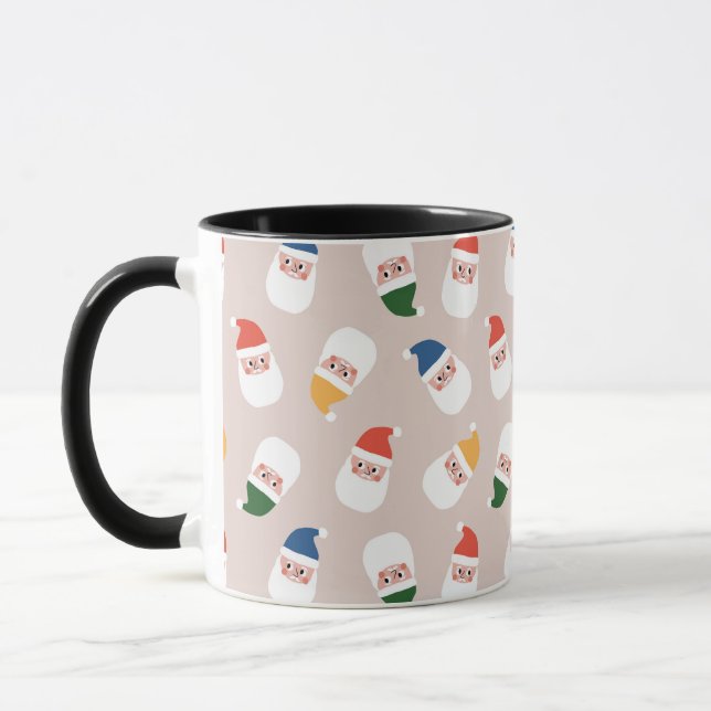 Niedliches Weihnachtsmuster Tasse (Links)