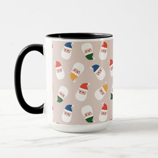 Niedliches Weihnachtsmuster Tasse (Links)