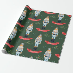 Niedliches WeihnachtsNutcracker-Muster Geschenkpapier