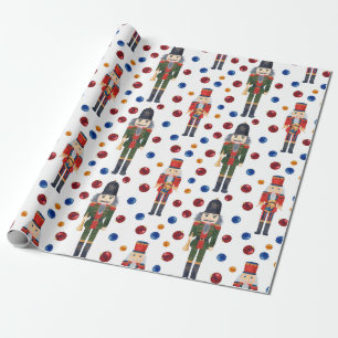 Niedliches WeihnachtsNutcracker-Muster Geschenkpapier