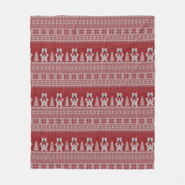 Niedliches Weihnachtspolar Fleece Blanket (Vorderseite)
