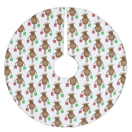 Niedliches Weihnachtsrock Polyester Weihnachtsbaumdecke