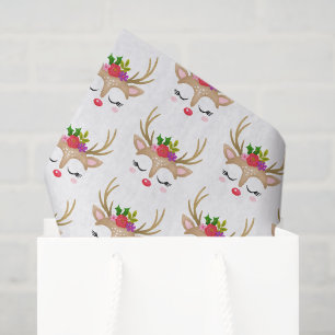 Niedliches Weihnachtsschauspiel Seidenpapier