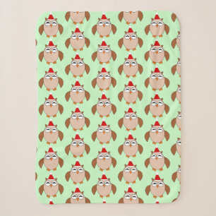 Niedliches Weihnachtsschrei Sherpadecke