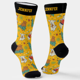 Niedliches Weihnachtstiermuster Weihnachten Weihna Socken