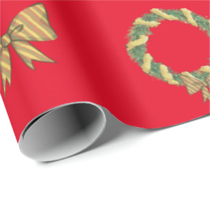 Niedliches Weihnachtswackelpapier Geschenkpapier