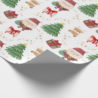 Niedliches Weihnachtswackelpapier Geschenkpapier