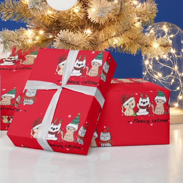 Niedliches Weihnachtswackelpapier Geschenkpapier (Feiertage)