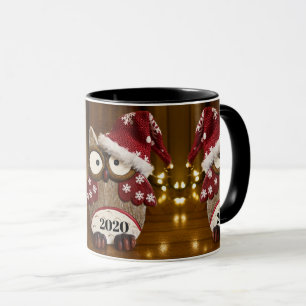 Niedliches Weihnachtswald personalisierte Mug Tasse