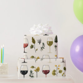 Niedliches Weinfasspapier Geschenkpapier