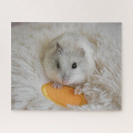 Niedliches Weiße Zwerg Hamster Puzzle