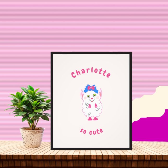 Niedliches Weißmonster Fotodruck (Von Creator hochgeladen)