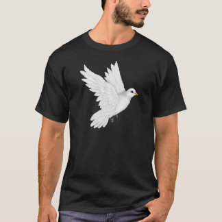 Niedliches Weißtaubenfliegen T-Shirt