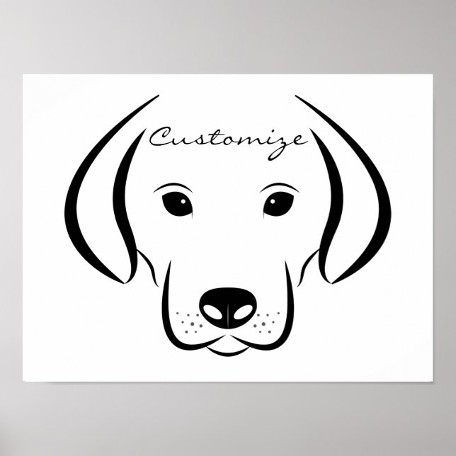 Niedliches Welpengesicht Thunder_Cove Poster (Vorne)