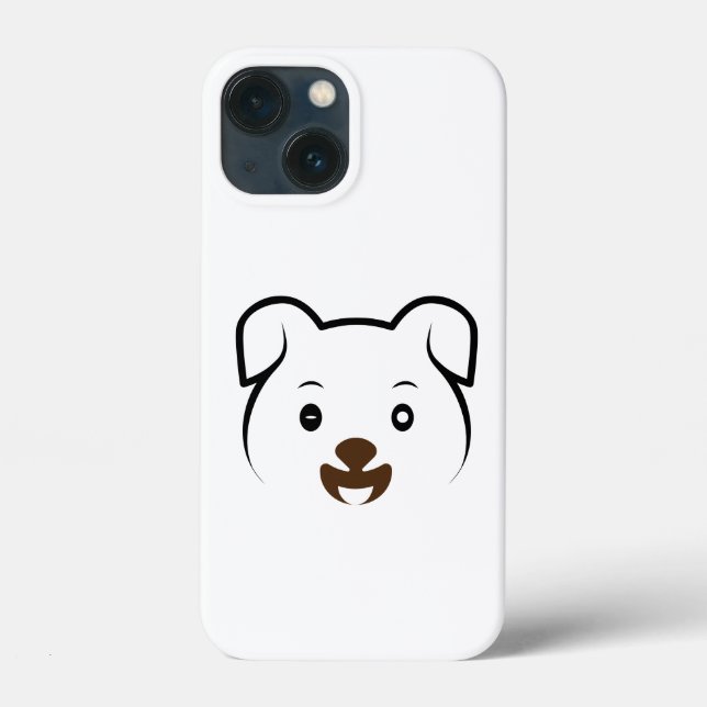 Niedliches Welpenwink Case-Mate iPhone Hülle (Rückseite)