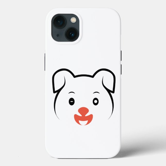 Niedliches Welpenwink Case-Mate iPhone Hülle (Rückseite)