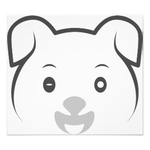 Niedliches Welpenwink Fotodruck