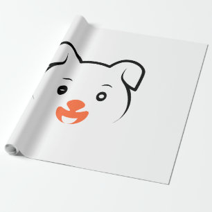 Niedliches Welpenwink Geschenkpapier