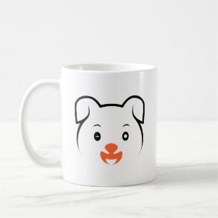 Niedliches Welpenwink Kaffeetasse
