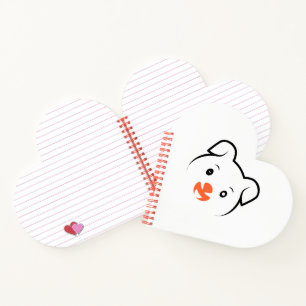 Niedliches Welpenwink Notizbuch