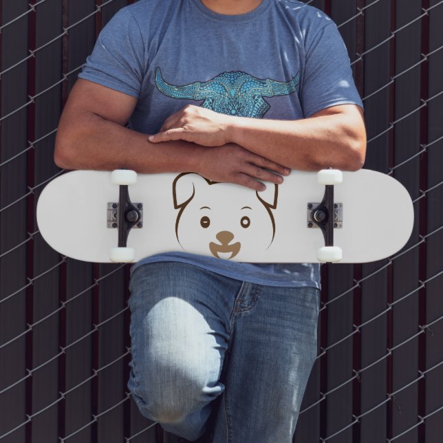 Niedliches Welpenwink Skateboard (Außenbereich 3)