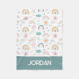 Niedliches Wettermuster Fleecedecke