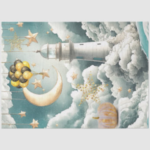 Niedliches Whimsical Baby Dusche Dekoupage Tissue Seidenpapier