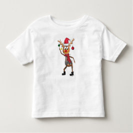 Niedliches Whimsical Dancing Weihnachtsbaum Kleinkind T-shirt