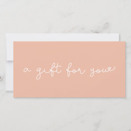 Niedliches whimsisches Geschenkgutachten