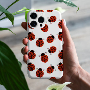 Niedliches Whimsisches Red Ladybug Polka Dot Patte Case-Mate iPhone Hülle