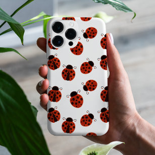 Niedliches Whimsisches Red Ladybug Polka Dot Patte Case-Mate iPhone Hülle