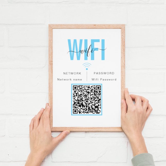 Niedliches WIFI-Netzwerkkennwort | QR-Code Poster (Von Creator hochgeladen)