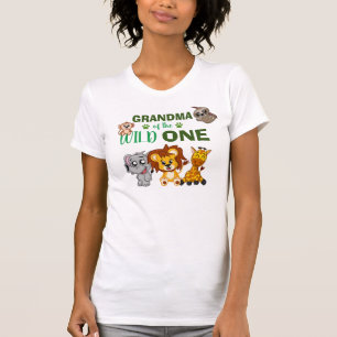 Niedliches Wild One Jungle Safari Zoo T-Shirt