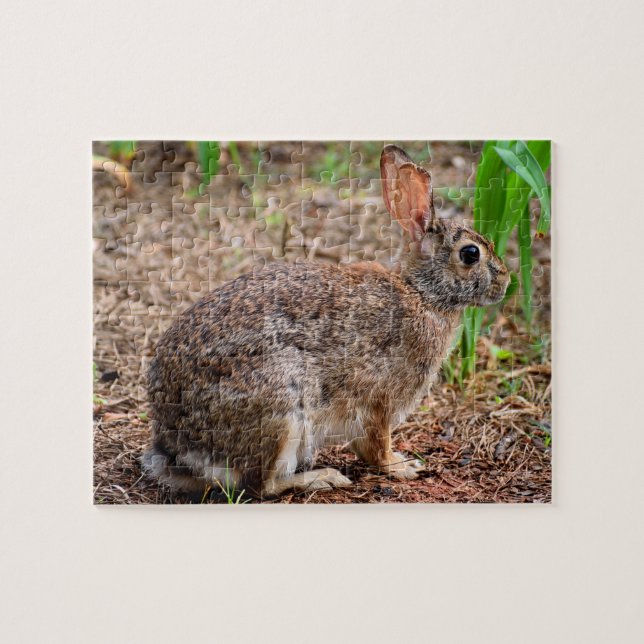 Niedliches Wildkaninchen Puzzle (Horizontal)