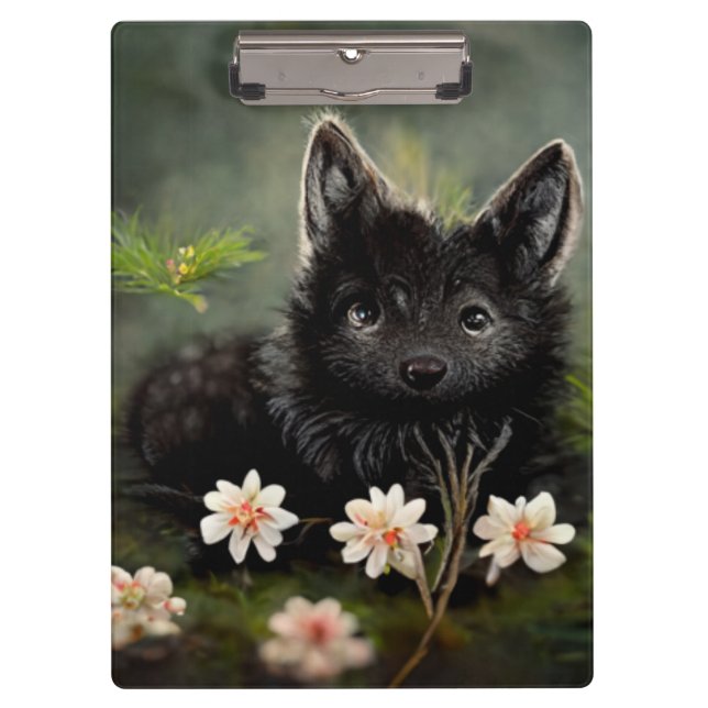 Niedliches Wildtier Klemmbrett (Vorderseite)