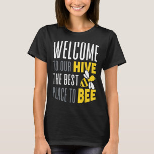Niedliches Willkommen bei unserem Bienenschutz Fun T-Shirt