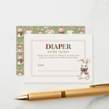 Niedliches Windelrad-Ticket für die Winter-Kinderd